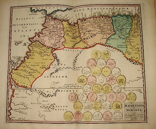 Weigel Christoph Mauretania et Numidia 1720  Norimberga